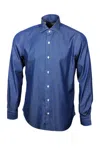 Barba Napoli Barba Shirts In Denim Dark