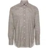 Barba Napoli Graphic-print Shirt In Neutrals