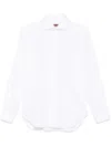 Barba Napoli Seersucker Shirt In White