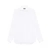 Barba Napoli Long-sleeve Button-down Shirt In White