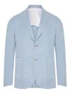 Barba Napoli Single-breasted Blazer In Blue