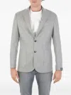 Barba Napoli Single-breasted Blazer In Grey