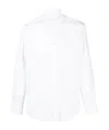 Barba Napoli Spread-collar Cotton Shirt In White