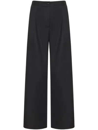 Barba Napoli Straight-leg Trousers In Black