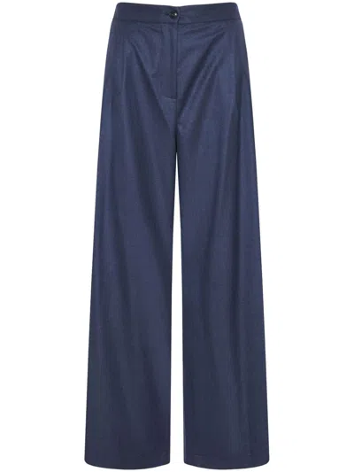 Barba Napoli Straight-leg Trousers In Blue