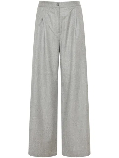 Barba Napoli Straight-leg Trousers In Grey