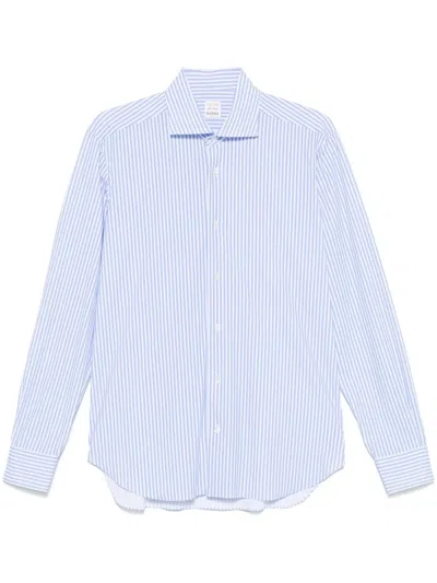 Barba Napoli Striped Shirt In Blau