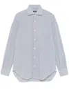 Barba Napoli Striped Shirt In Blau