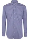 Barba Napoli Striped Shirt In Blue