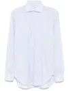 Barba Napoli Striped Shirt In White