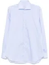 Barba Napoli Barba Button-down Cotton Shirt In Blue