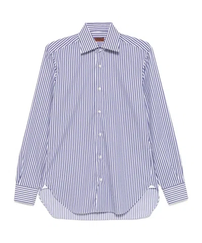 BARBA NAPOLI STRIPED SHIRT