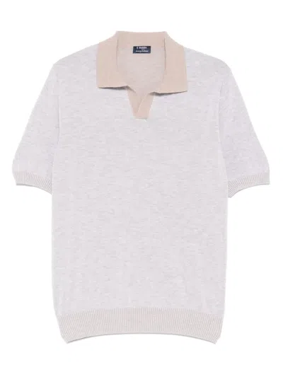 Barba Napoli Tennis T-shirt In Grey