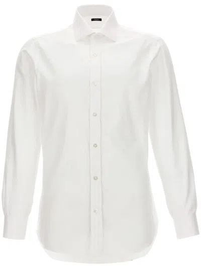 BARBA NAPOLI TEXTURED SHIRT