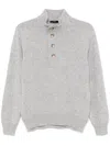 Barba Napoli Virgin Wool Sweater In Grau