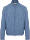 Barba Napoli Waterproof Jacket In Blue