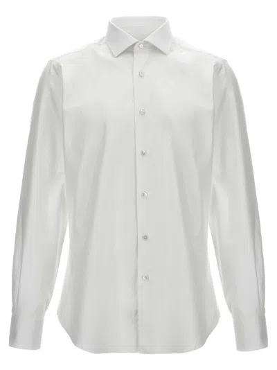 BARBA NAPOLI WHITE PEARL SHIRT