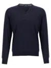 Barba Napoli Barba Wool And Silk Sweater In Blue