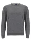 Barba Napoli Barba Wool And Silk Sweater In Gray