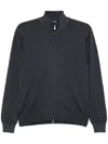 Barba Napoli Wool Cardigan In Grey