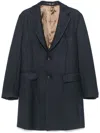 Barba Napoli Wool Coat In Blue