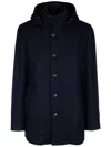 Barba Napoli Wool Jacket In Blue