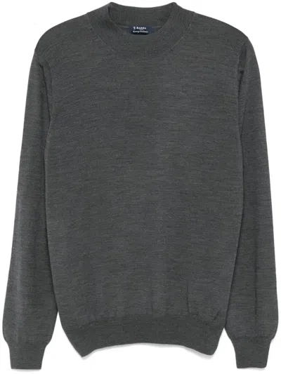 Barba Napoli Wool Sweater In Grey