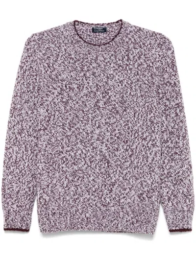 Barba Napoli Wool Sweater In Red