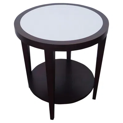 Pre-owned Barbara Barry 2 Tier Side Table By  For Hbf Studio In Brown