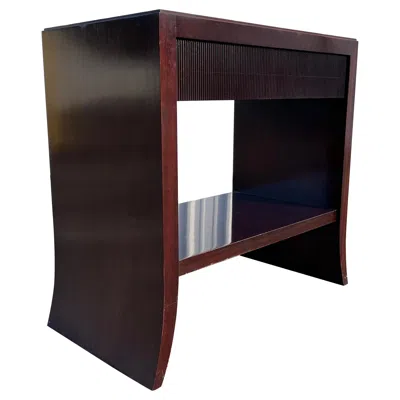 Pre-owned Barbara Barry For Baker Console, Entry, Or Vanity Table With Drawer In Brown