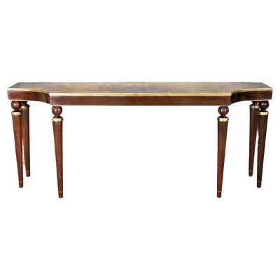 Pre-owned Barbara Barry For Baker Console Table In Brown