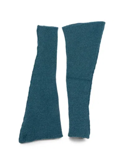 Barbara Bologna Angels Knitted Gloves In Green
