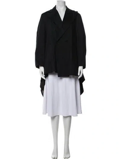 Pre-owned Barbara Bologna Coat In Black