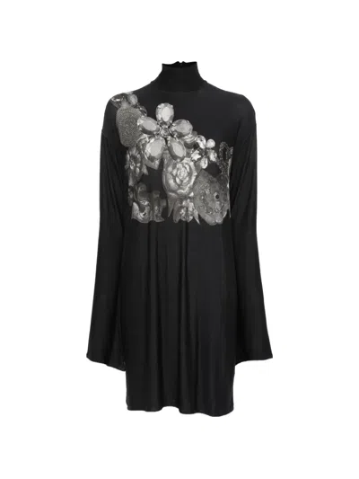 Barbara Bologna Graphic-print High-neck T-shirt In Black