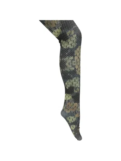 Barbara Bologna Graphic-print Tights In Black
