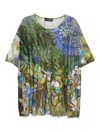 Barbara Bologna Printed T-shirt In Blue
