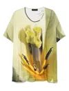 Barbara Bologna Printed T-shirt In Green