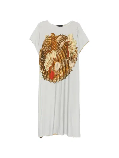 Barbara Bologna Short-sleeve T-shirt Dress In White