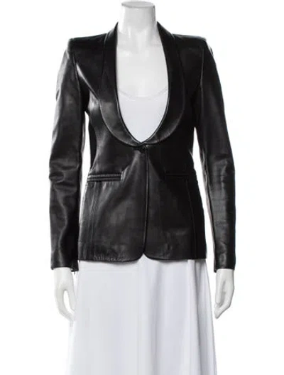 Pre-owned Barbara Bui Biker Jacket In Black