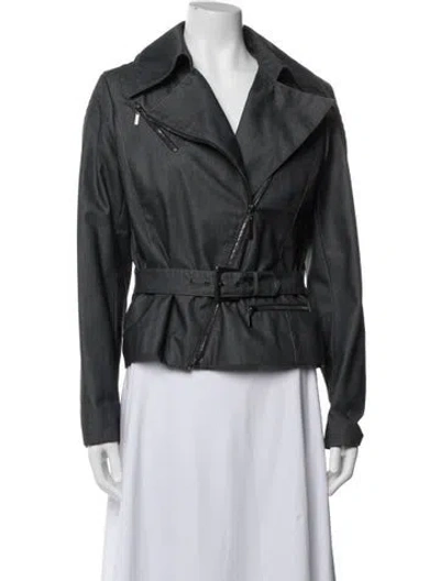 Pre-owned Barbara Bui Biker Jacket In Black