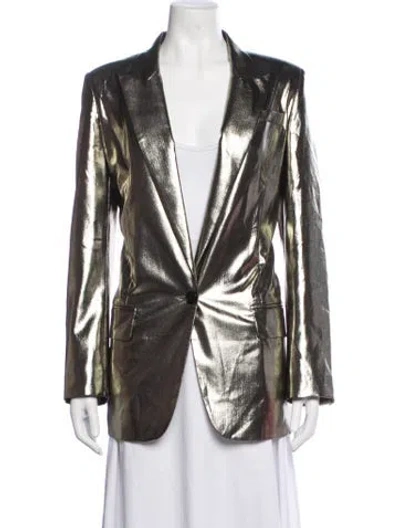 Pre-owned Barbara Bui Blazer In Metallic