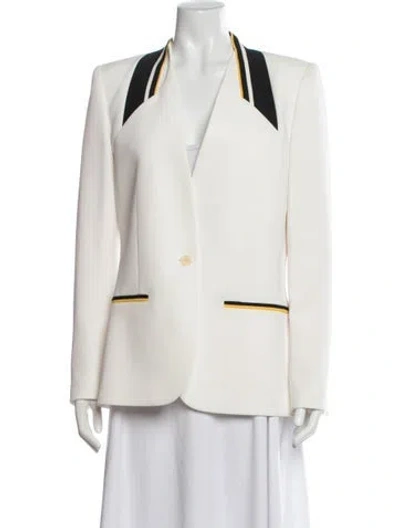 Pre-owned Barbara Bui Blazer In White