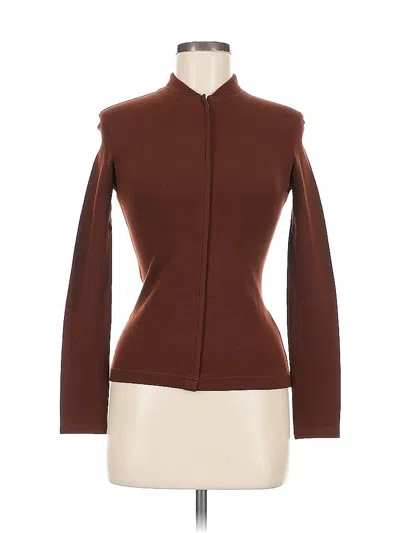 Pre-owned Barbara Bui Cardigan Sweater In Brown