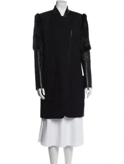 Pre-owned Barbara Bui Coat In Black