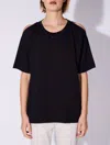 Barbara Bui Cut-out Jersey Shirt In Black In Black