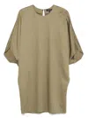 Barbara Bui Dolman-sleeves Mini Dress In Green