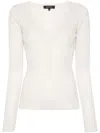 Barbara Bui Fine-knitted Top In Neutrals