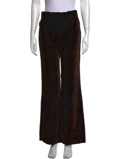 Pre-owned Barbara Bui Flared Pants In Black