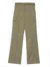 Barbara Bui Gabardine Cargo Pants In Green