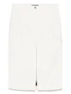 Barbara Bui Gabardine Midi Skirt